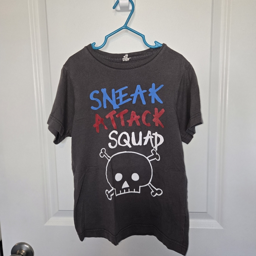 Kids Sneak Attack Squad Graphic Tee - Black From You Tube